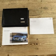 2008-2013 AUDI A3 CABRIOLET OWNERS HANDBOOK MANUAL & WALLET 2009 Ref17318
