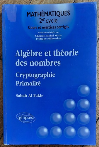 Algèbre théorie des - et,