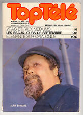 ▬►TOP TÉLÉ N°49 (1977) A.BOMBARD_URI GELLER_DOMINIQUE WEB MAGIE_CLAUDE FRANÇOIS