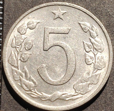 5 Haleru 1974 Tchécoslovaquie