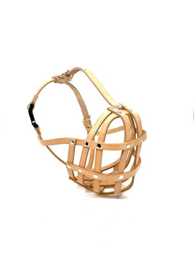 Muselière cuir léger pour - muselière,