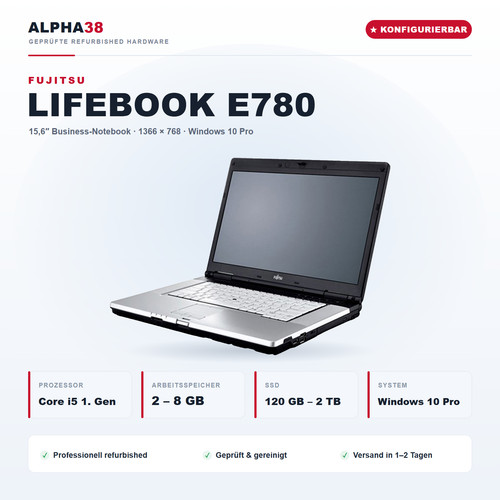 Fujitsu lifebook e780 - fujitsu,
