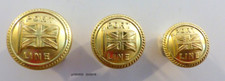 3 NAVY BUTTONS. British Shipping Company "PORT LINE" 10/20/22mm