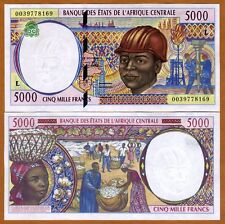 Central African States GABON, 5000 Francs, 2000, P-404Lf, UNC