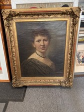 Joli Ancien Tableau à