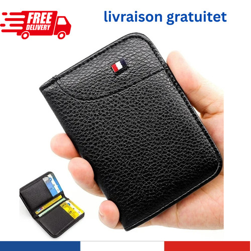 Porte carte bancaire cuir - carte,
