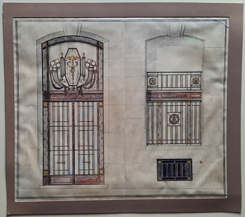 études grilles fer forgé - 2,