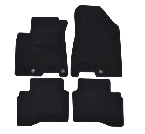 Tapis sol noir velours - velours, pour