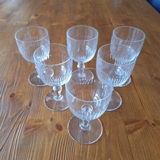 Lot de 6  verres à Vin en