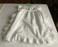 Beautiful Antique English Embroidery Cotton Used Dress 