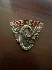 Triumph Pin Motorcycle Wings Vest Hat Shirt Badge Emblem Tank Jacket Patch Seat