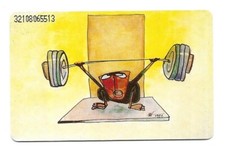 RARE / PHONE CARD - OLYMPIC GAMES WEIGHTLIFTING OLYMPIC GAME PHONECARD