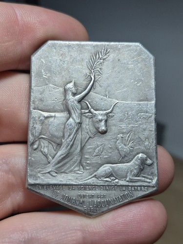 158 100 medaille plaque - #158-100,