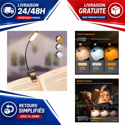 Lampe lecture gritin led - de,