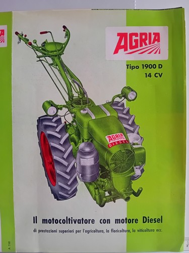Motoculteur 1900 agria werke - d,