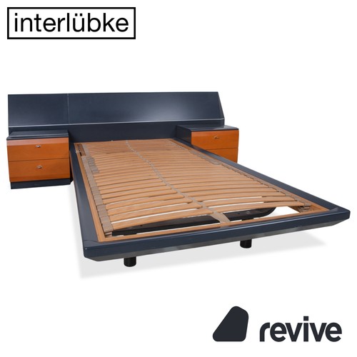 Interlübke lit bois foncé - interlübke,