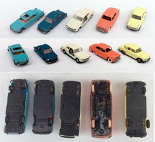 LOT DE 5 VOITURES A RESTAURER - NOREV - 1/43 - JOUET ANCIEN - VINTAGE
