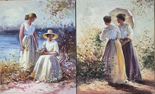 Deux tableaux contemporains - deux,