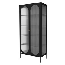 Vitrine sur pied armoire haute