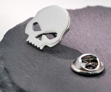 Harley Davidson Silver Skull Pin's J060