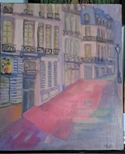 TABLEAU PEINTURE HUILE SUR