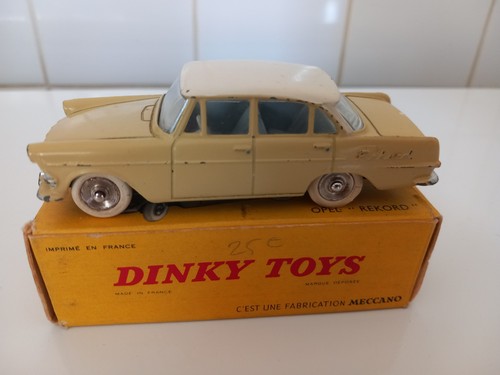 Dinky toys opel rekord boite - dinky,