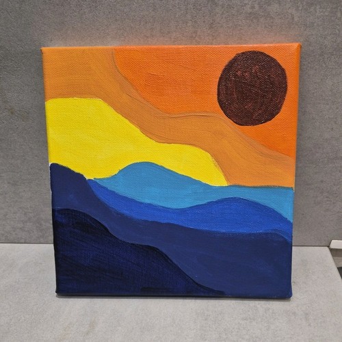 Peinture abstraite sur toile