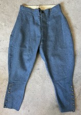 France WW1: trousers panties troop model 1915 blue horizon dated 1918
