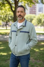 Veste Blouson En Daim Pour