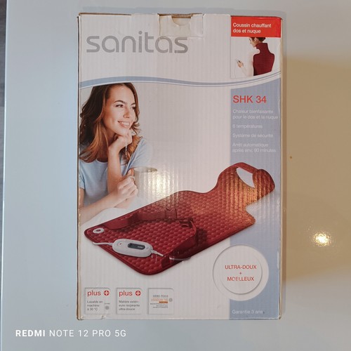 Coussin chauffant dos nuque - coussin,