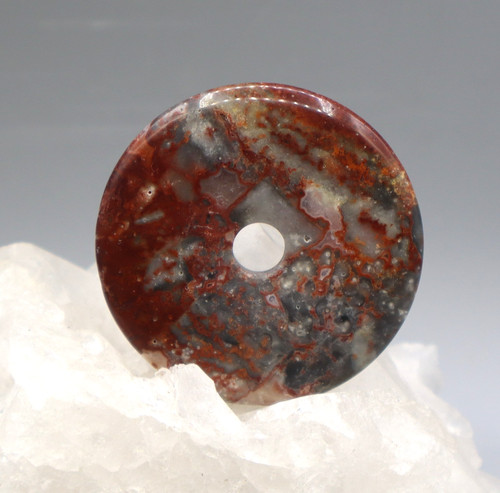 Pendentif donut agate - donut,