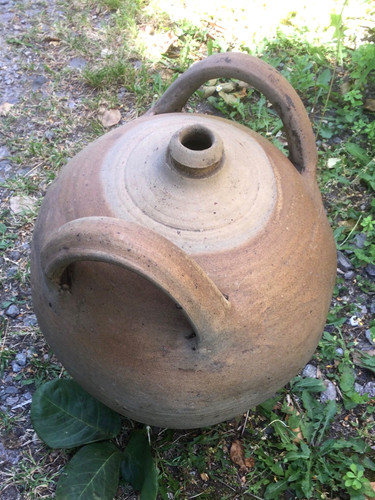 Ancienne grande toule huile - a,