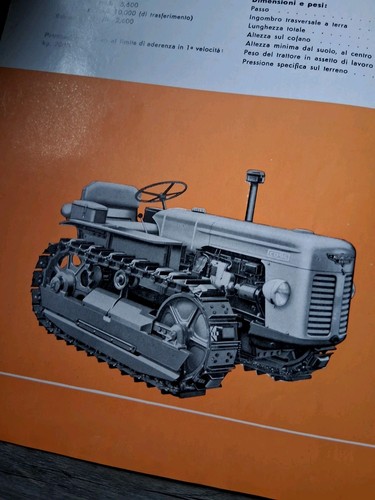 Brochure vintage tracteurs - vintage,