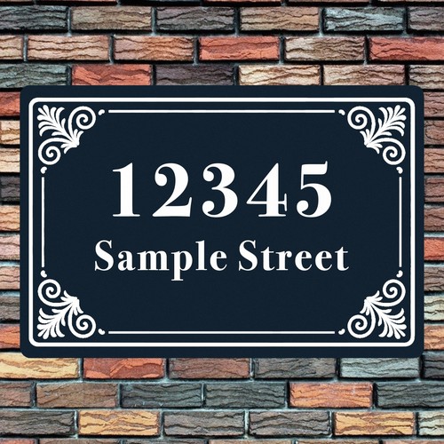 House number plaque - house,