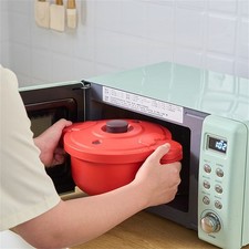 Autocuiseur Micro-ondes avec Cuiseur Vapeur pour Pâtes de Riz et Légumes