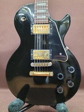 (Gibson) Guitare électrique Les Paul Studio Black Gold Hardware Made in USA 2001