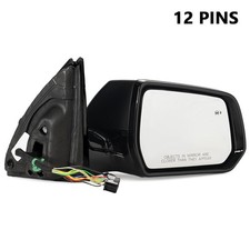 Right Side Mirror w/Camera w/Signal Lamp For 2020-2021 Chevy Traverse 12 Pins