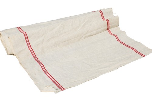 Ancien tissu torchon en - a,