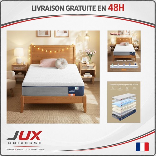 Matelas 90x190 vasagle - matelas, cm