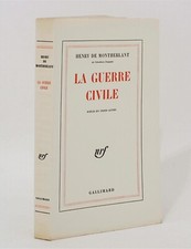 MONTHERLANT - La Guerre civile