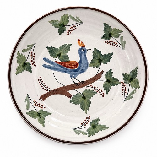 Assiette artisanale décor