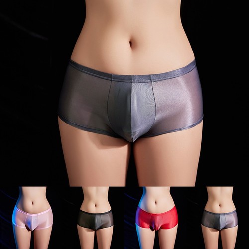 Slip homme brillant huileux