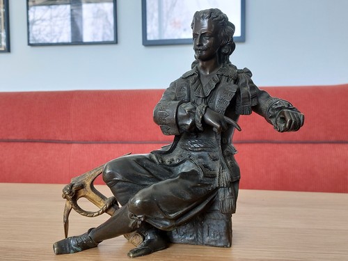Sculpture bronze ancienne - bronze,