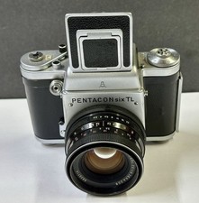 C031 Camera Pentacon Six TL Carl Zeiss Jena MC Biometar 2.8/80 lens