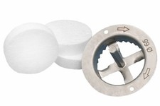 Styrofoam Rondelle White Click