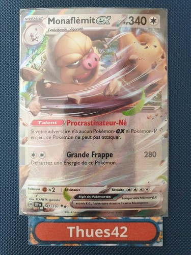 Carte pokémon monaflèmit - carte, ex