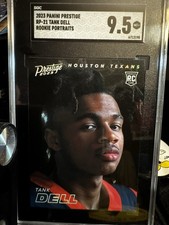 2023 Panini Prestige Tank Dell Rookie Portraits Case Hit SSP RP-21 SGC Mint+ 9.5