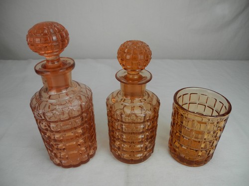 Lot flacons gobelet cristal - flacons,