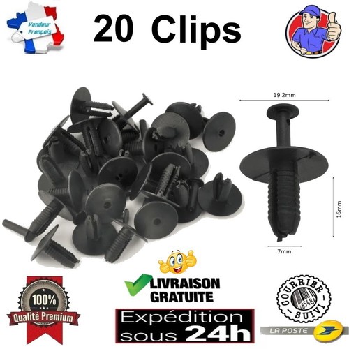 Clip agrafe rivet fixation - clip,