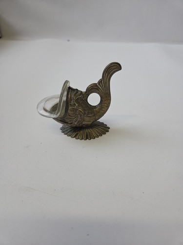 Salière ancienne poisson - salière,